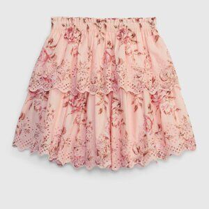 Gap × LoveShackFancy Floral Flippy Skirt Size Medium. NEW NEVER WORN